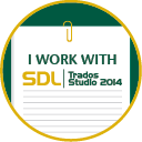 SDL Trados Studio 2014 - one of our CAT tools